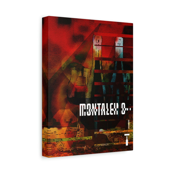 Montalcino Red Matte Canvas Stretched Gallery Wraps | Shop Canvases and Posters | This Day in Wine History