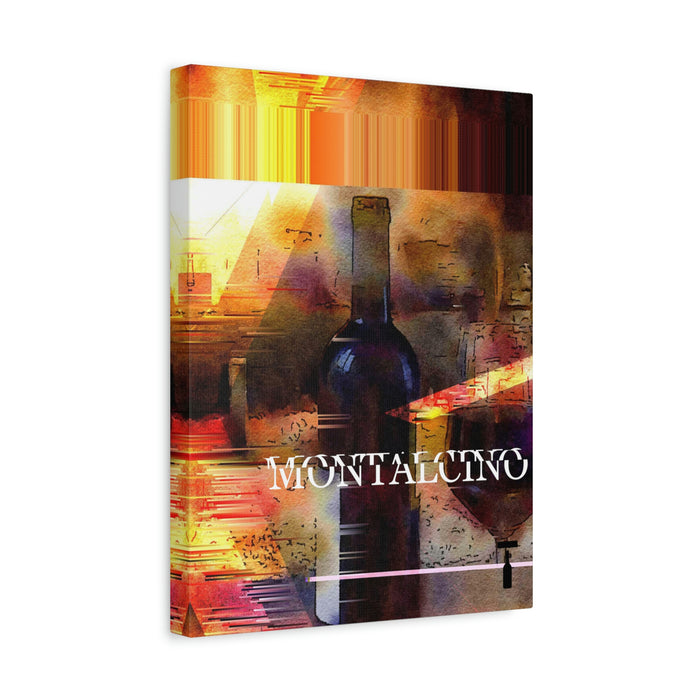 Montalcino Matte Canvas Stretched Gallery Wraps | Shop Canvases and Posters | This Day in Wine History