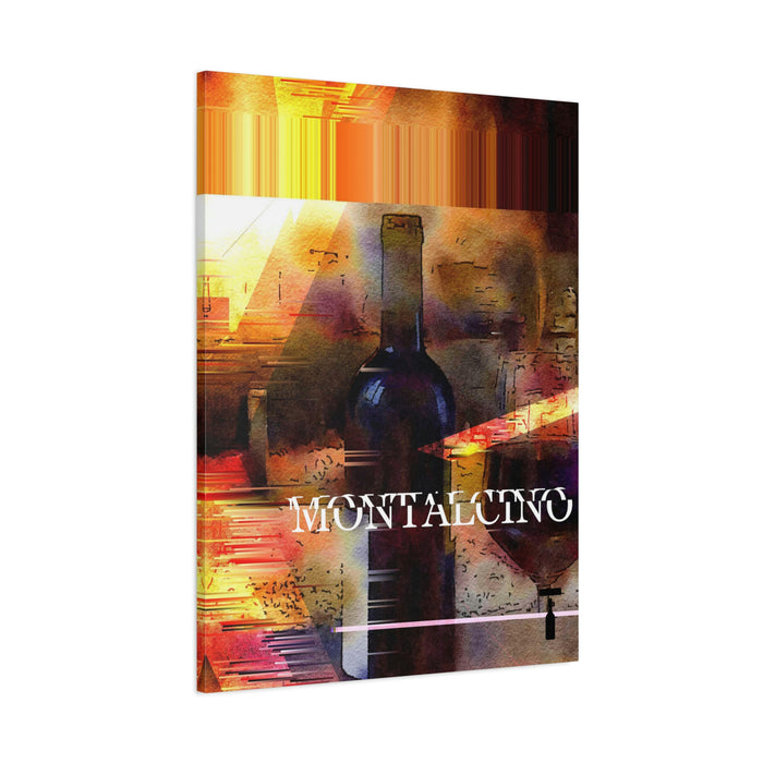 Montalcino Matte Canvas Stretched Gallery Wraps | Shop Canvases and Posters | This Day in Wine History