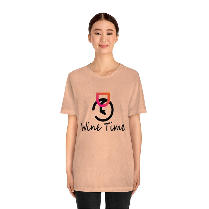 Wine Time Short Sleeve Unisex T-shirt