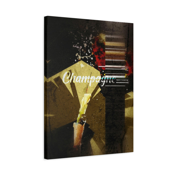 Champagne Matte Canvas Stretched Gallery Wraps | Shop Canvases and Posters | This Day in Wine History