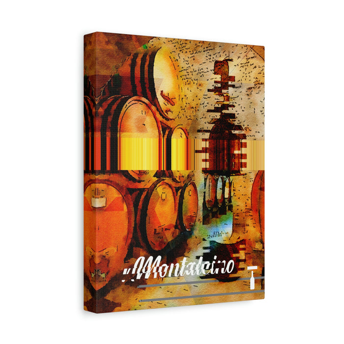 Montalcino Matsugae Matte Canvas Stretched Gallery Wraps | Shop Canvases and Posters | This Day in Wine History