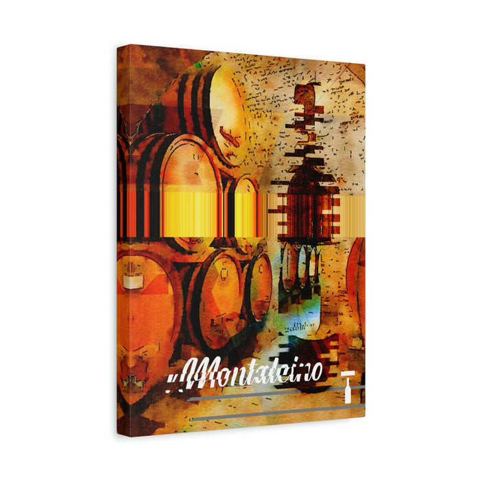 Montalcino Matsugae Matte Canvas Stretched Gallery Wraps | Shop Canvases and Posters | This Day in Wine History