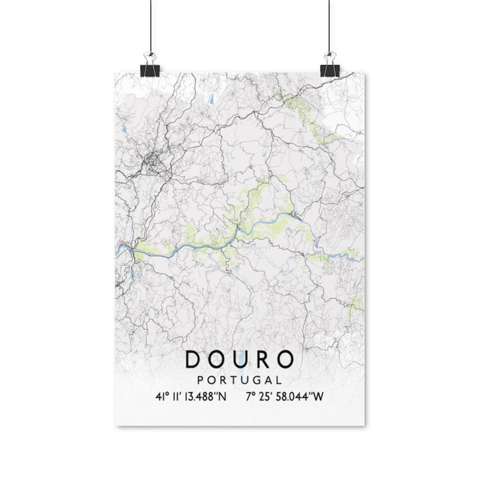 Douro, Portugal Map Posters