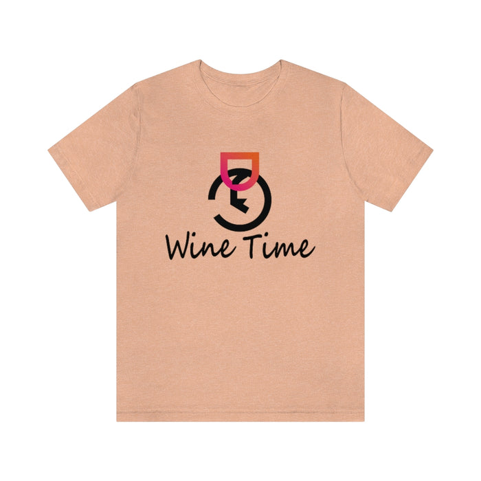 Wine Time Short Sleeve Unisex T-shirt