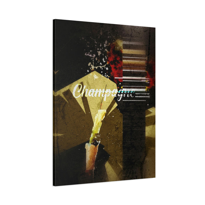 Champagne Matte Canvas Stretched Gallery Wraps | Shop Canvases and Posters | This Day in Wine History