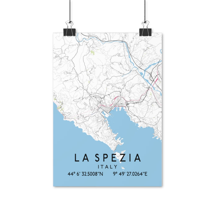 La Spezia, Italy Map Posters