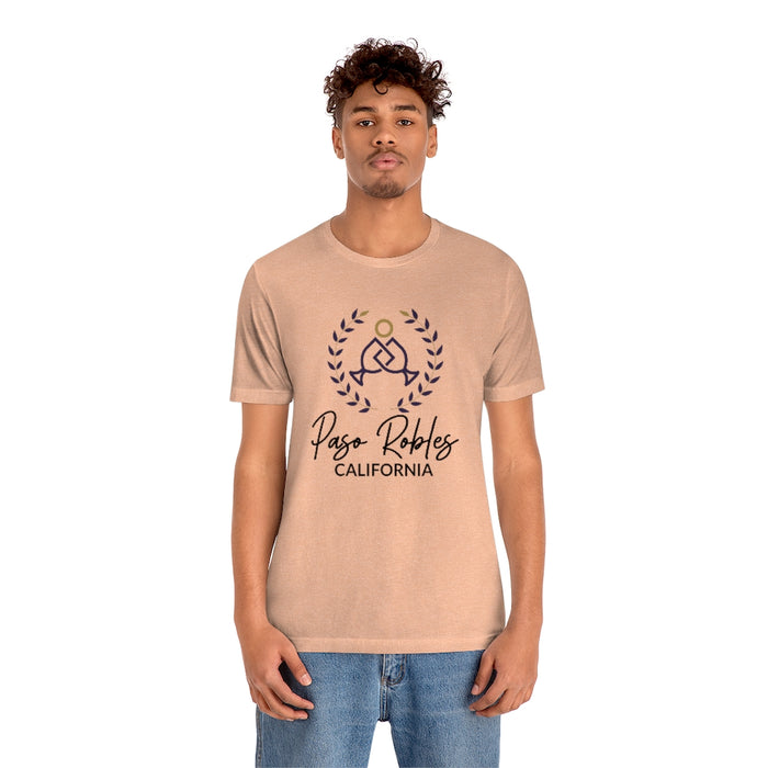 Paso Robles California Short Sleeve Unisex T-shirt