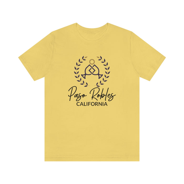 Paso Robles California Short Sleeve Unisex T-shirt