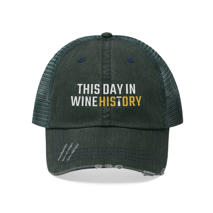 This Day in Wine History Logo Trucker Hat