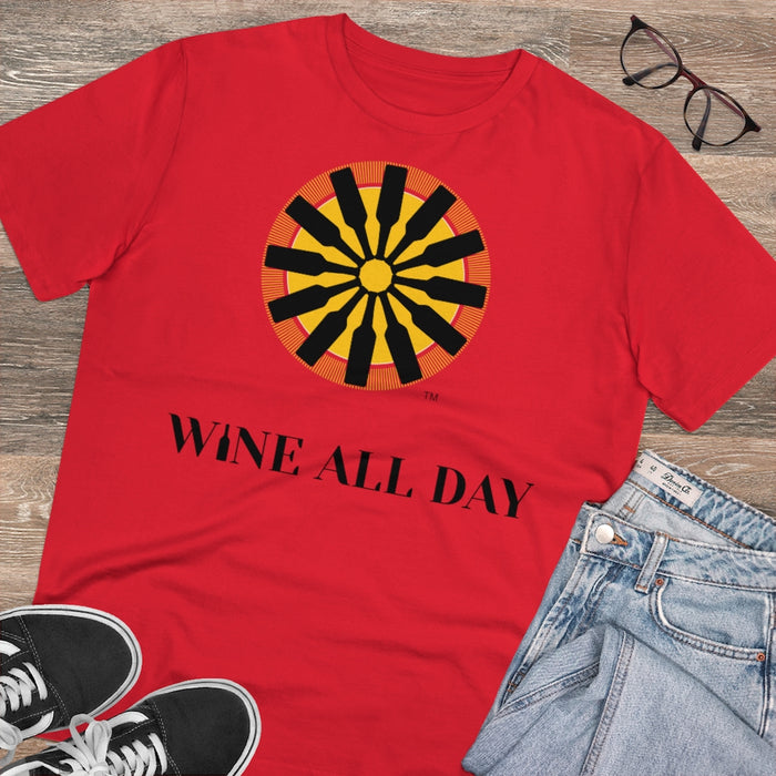 Wine all Day: Organic T-shirt - Unisex