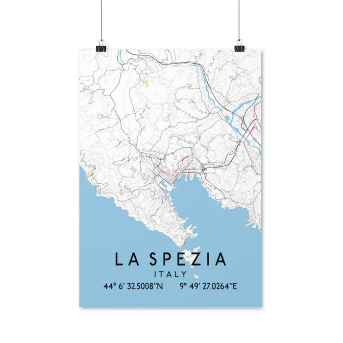 La Spezia, Italy Map Posters