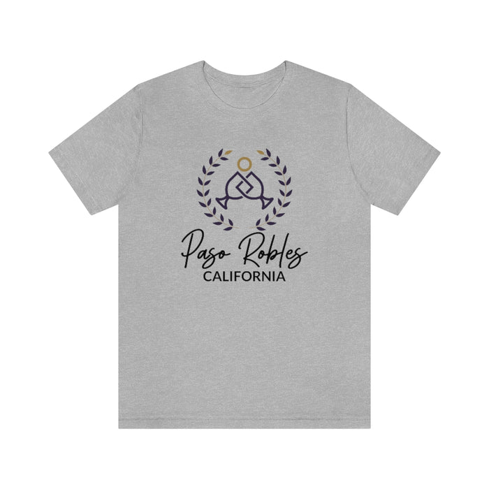 Paso Robles California Short Sleeve Unisex T-shirt