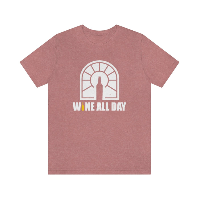 Funny Wine T-Shirt for Men and Women – Wine All Day